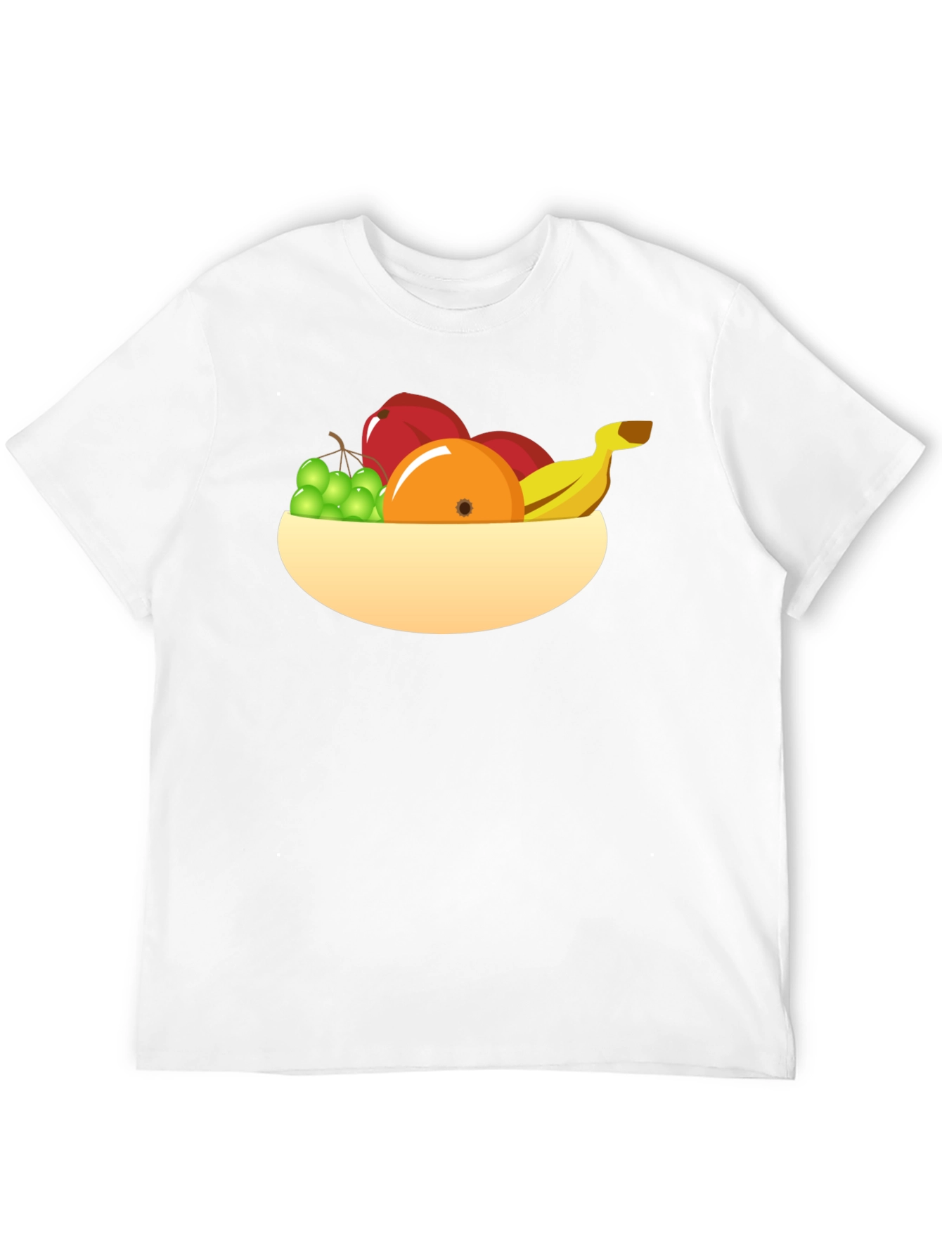 Fruit Bowl Graphic Tee - Black Casual Shirt