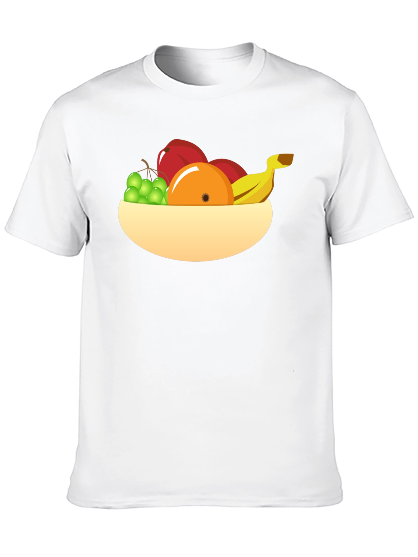 Fruit Bowl Graphic Tee - Black Casual Shirt
