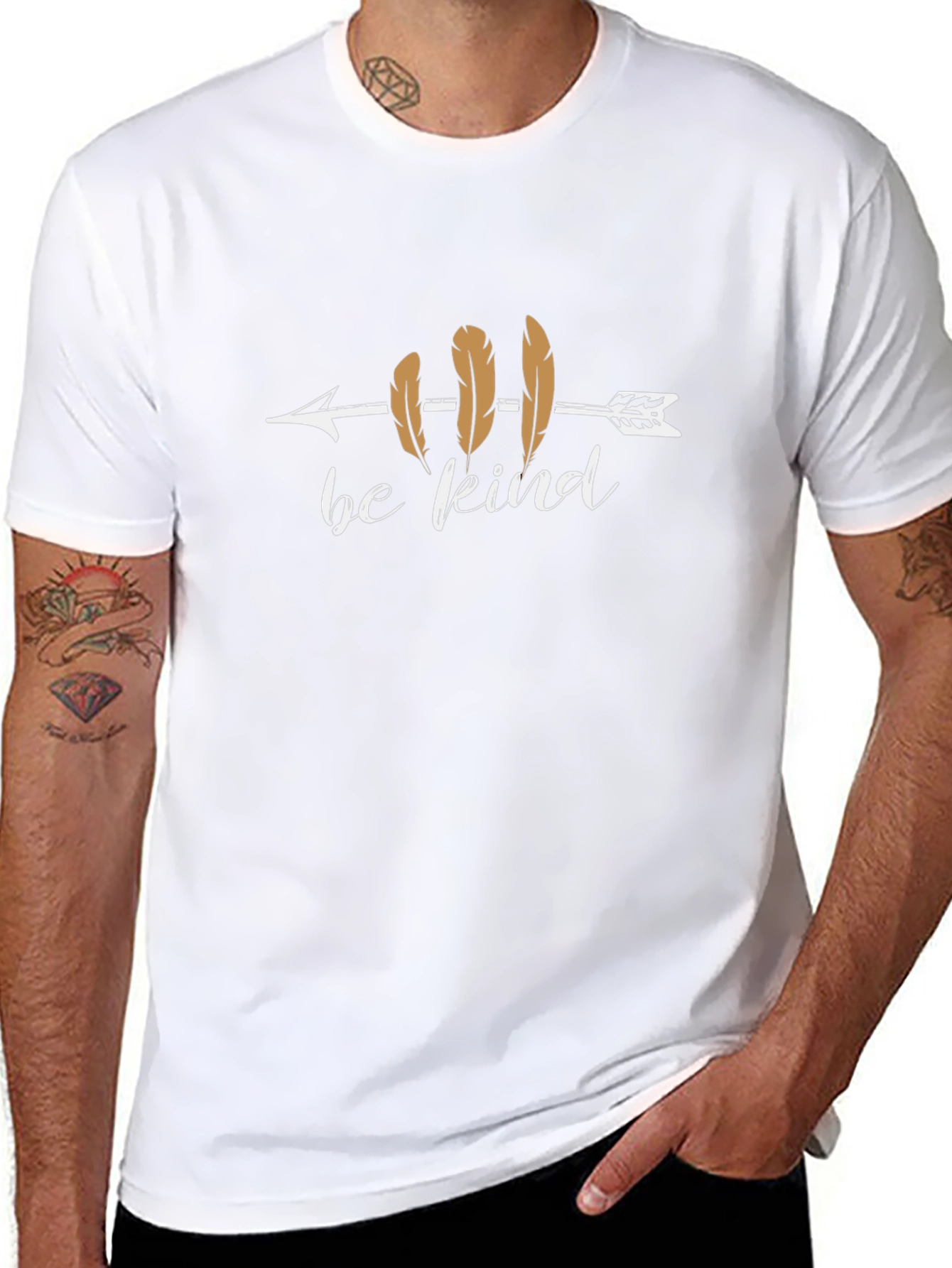 Be Kind Arrow Tee - Stylish Graphic T-Shirt