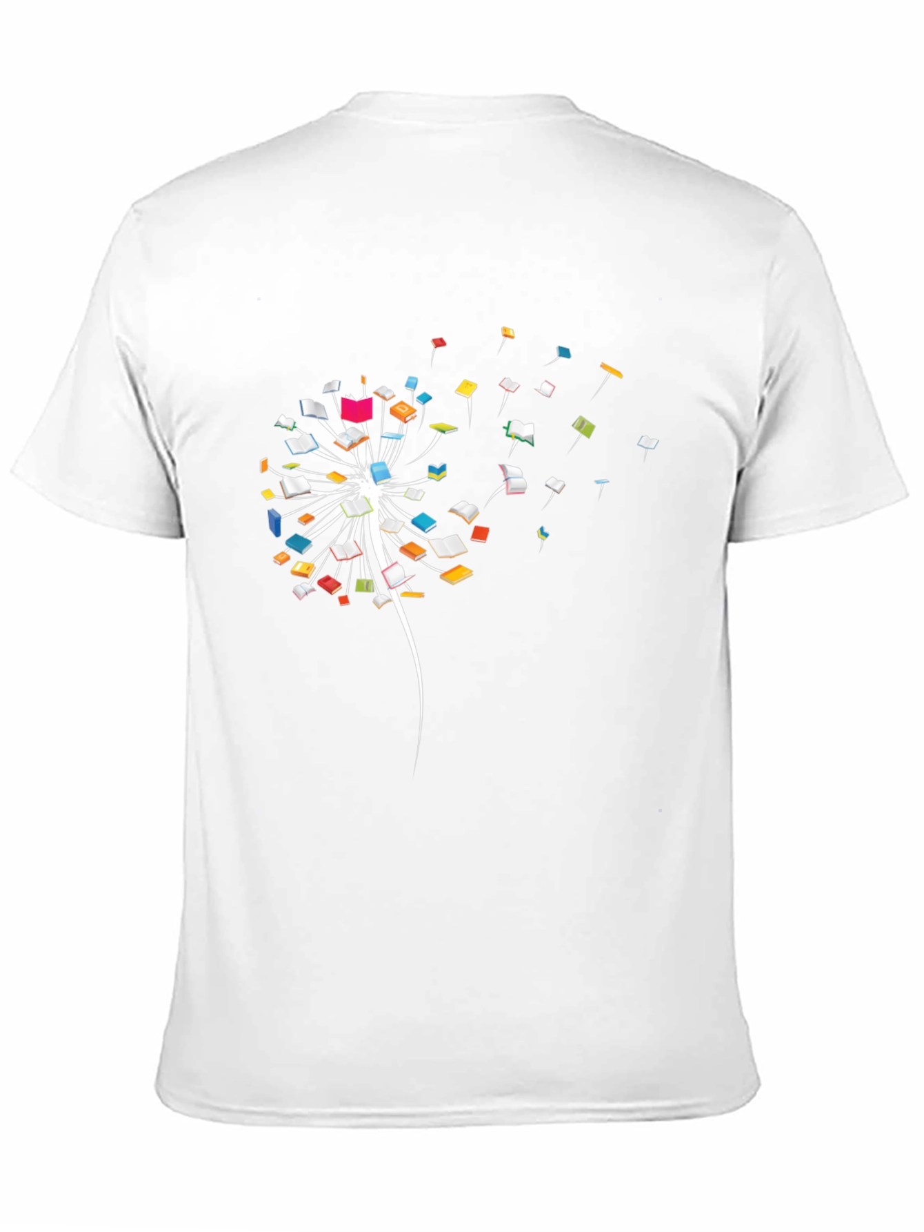 Dandelion Book T-Shirt - Black Cotton Tee