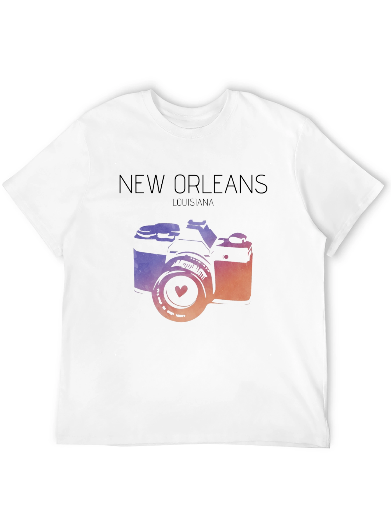 New Orleans Camera Graphic Tee