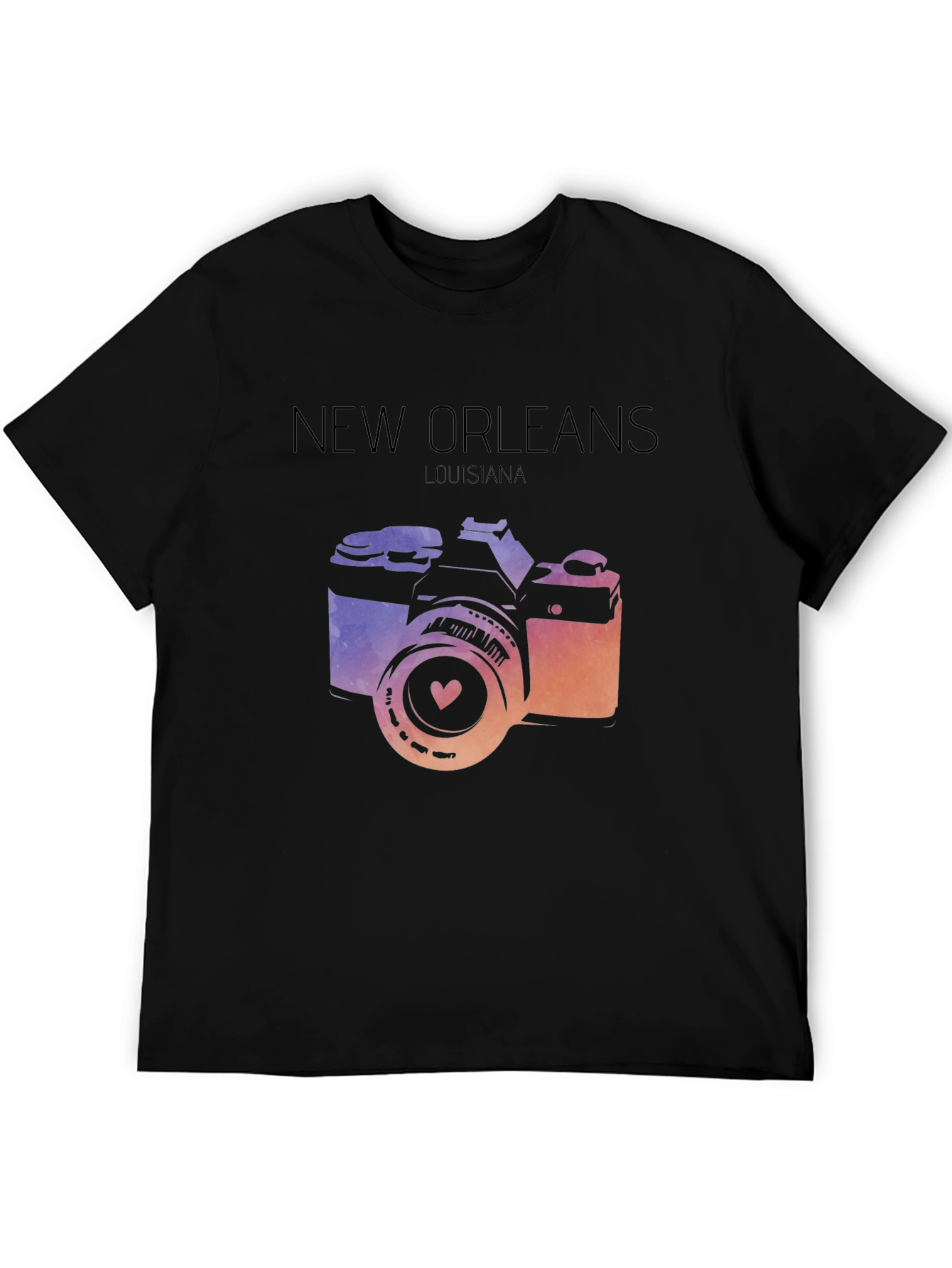 New Orleans Camera Graphic Tee