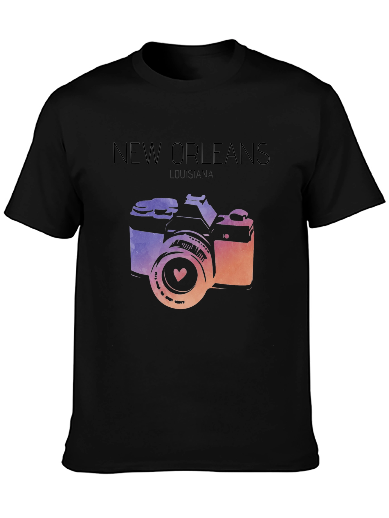 New Orleans Camera Graphic Tee