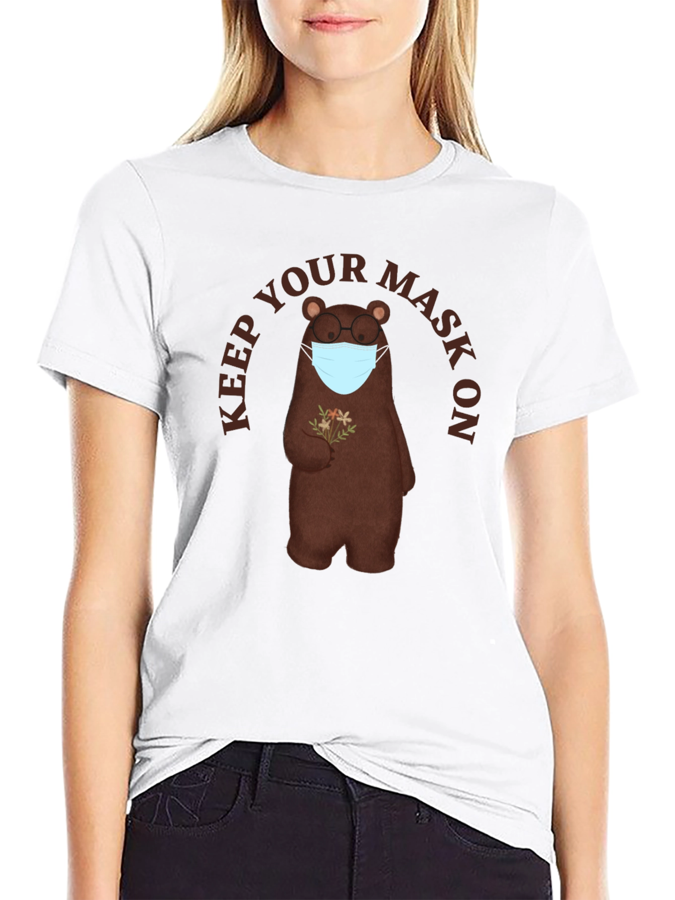 Keep Your Mask On Bear T-Shirt