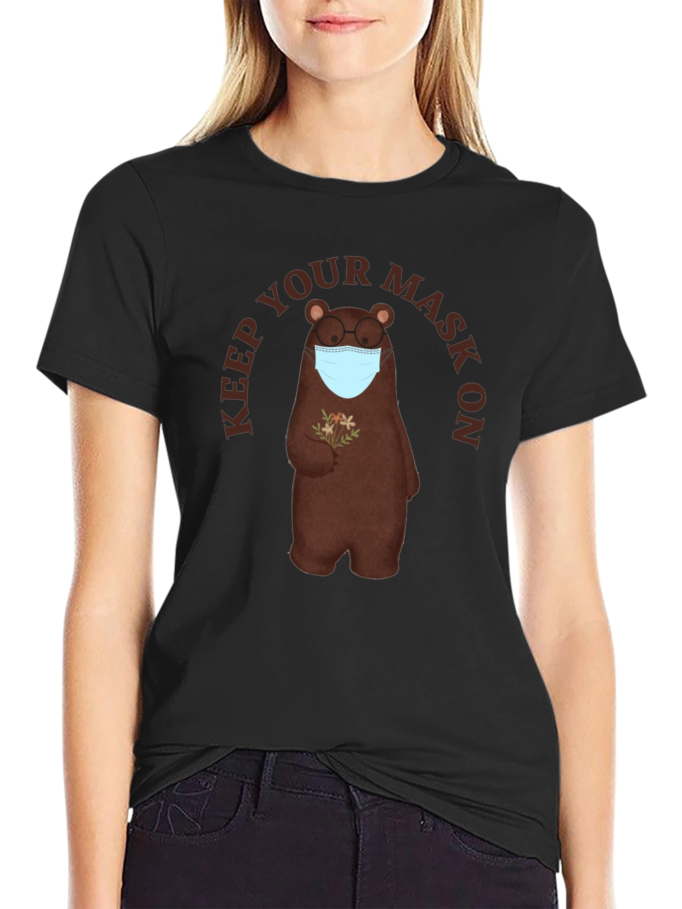 Keep Your Mask On Bear T-Shirt