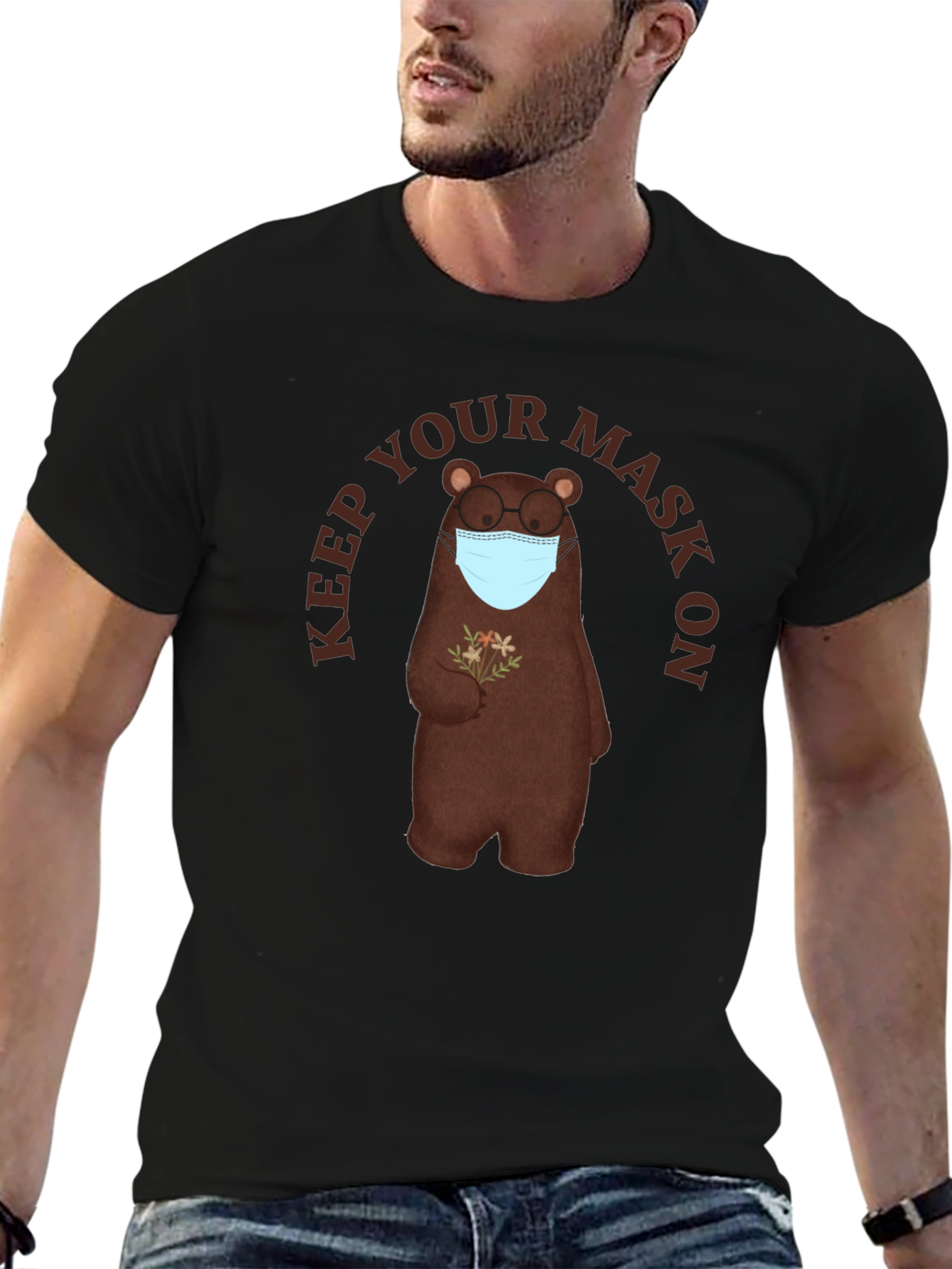Keep Your Mask On Bear T-Shirt