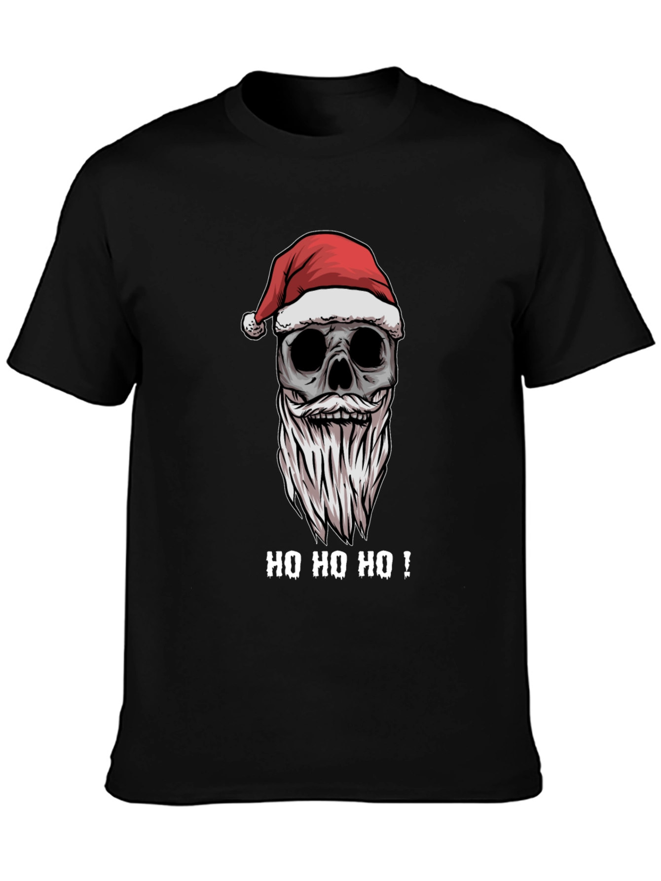 Santa Skull T-Shirt - Holiday Humor