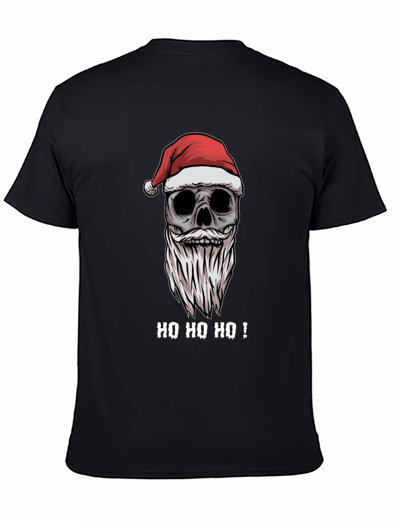 Santa Skull T-Shirt - Holiday Humor