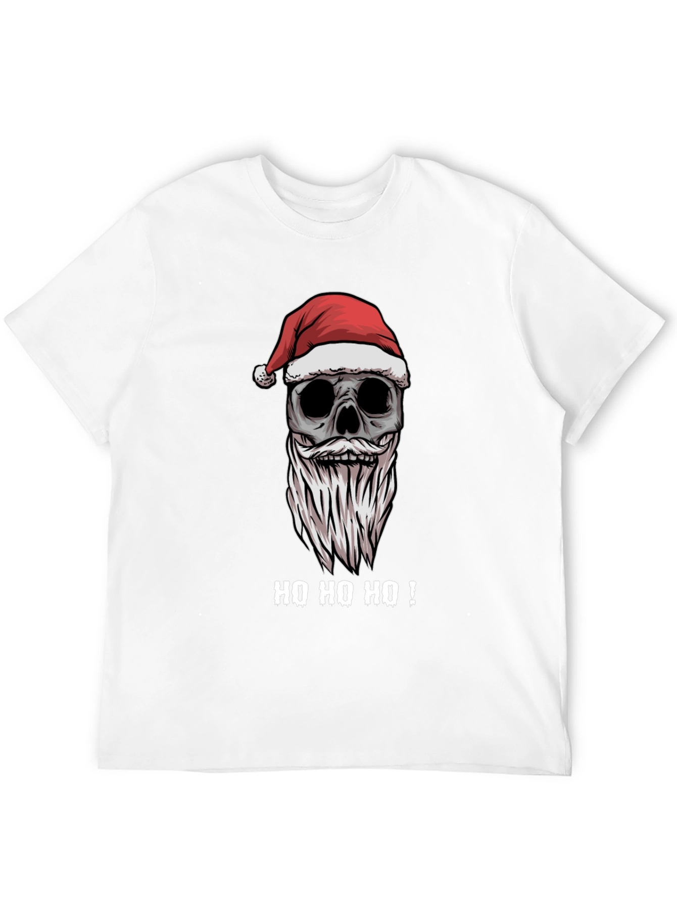 Santa Skull T-Shirt - Holiday Humor