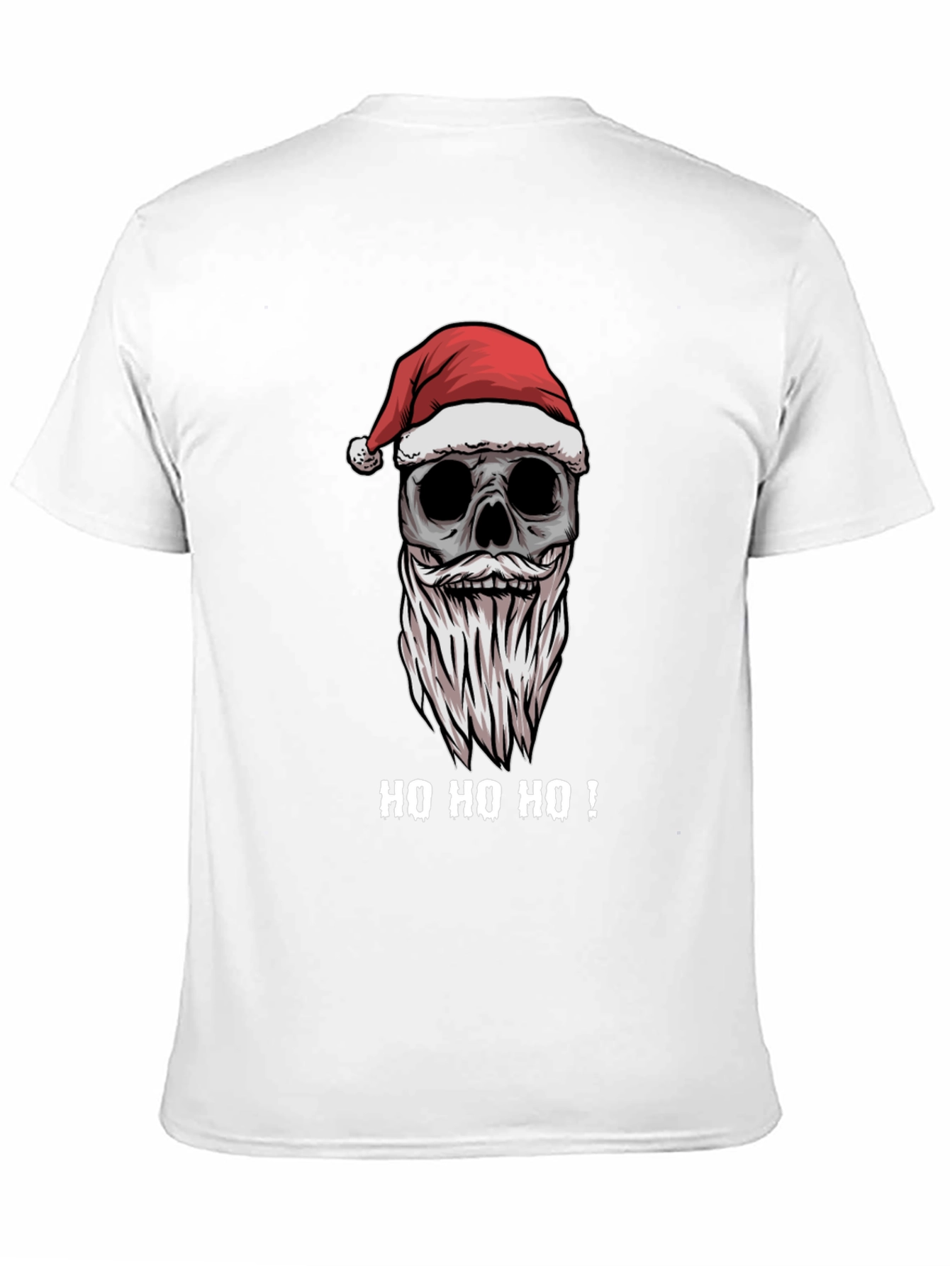 Santa Skull T-Shirt - Holiday Humor