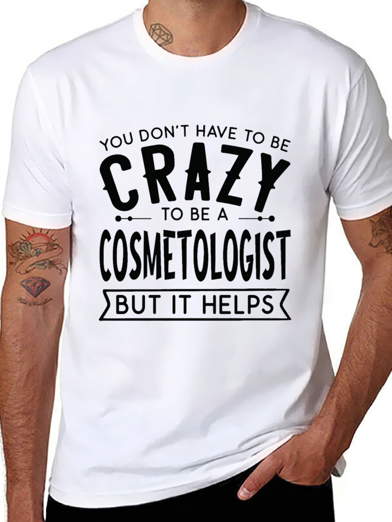 Crazy Cosmetologist Graphic T-Shirt