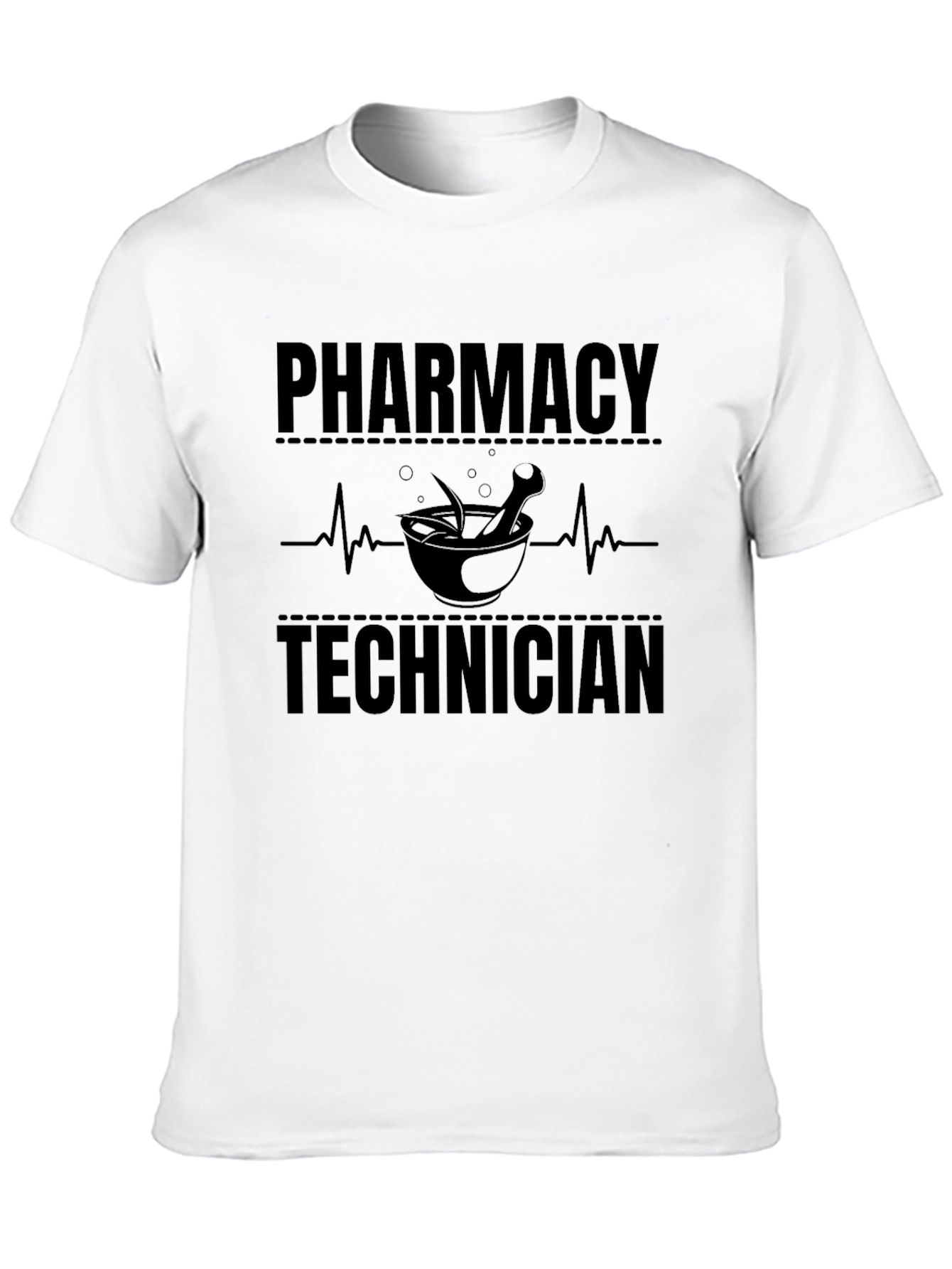 Pharmacy Technician T-Shirt - Black Graphic Tee
