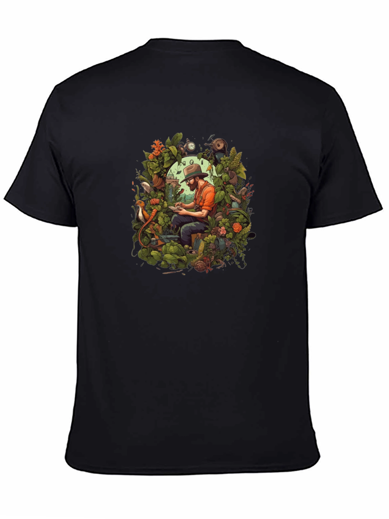 Gardener Portrait Graphic T-Shirt
