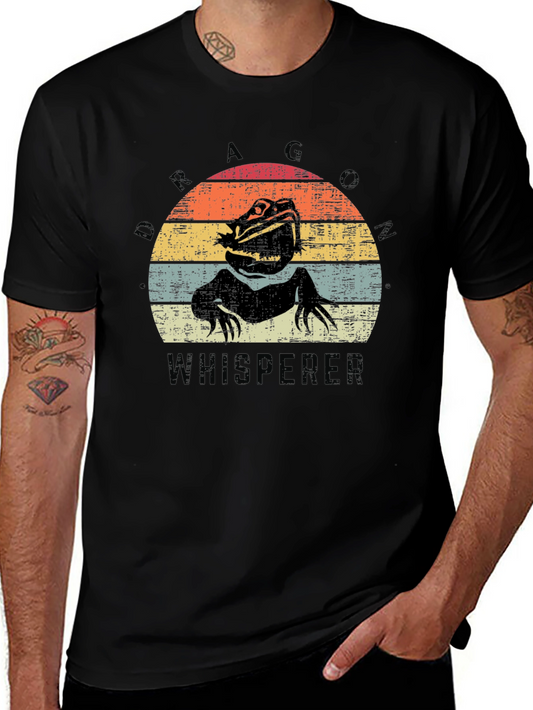 Dragon Whisperer Tee - Bearded Dragon Retro T-Shirt