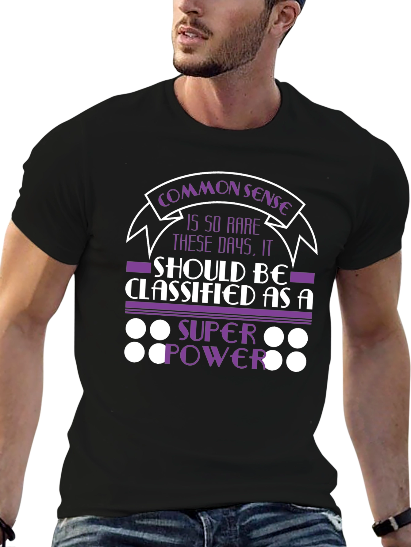 Common Sense Super Power Graphic Tee