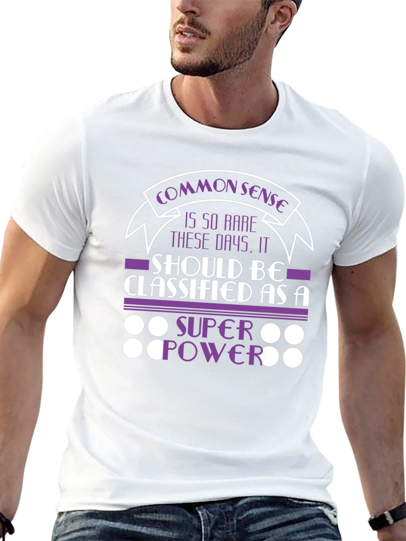 Common Sense Super Power Graphic Tee