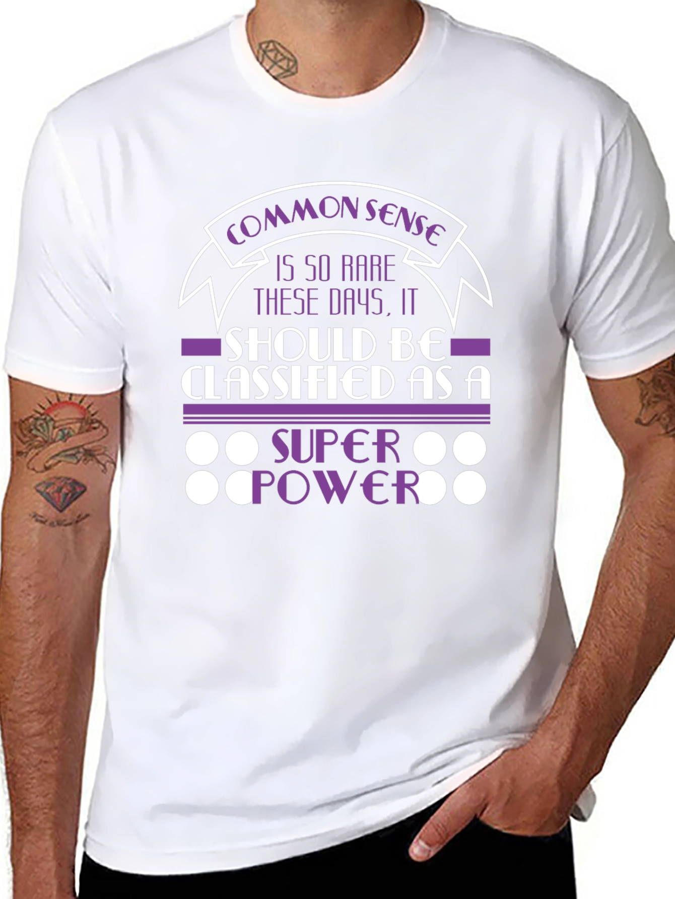 Common Sense Super Power Graphic Tee