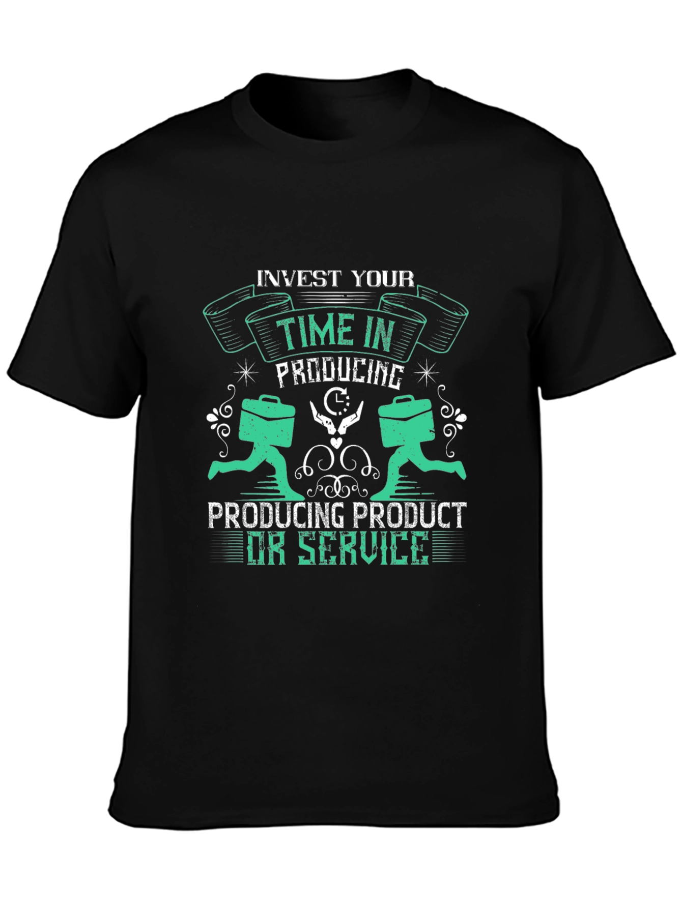 Invest Your Time Tee - Productive Graphic T-Shirt