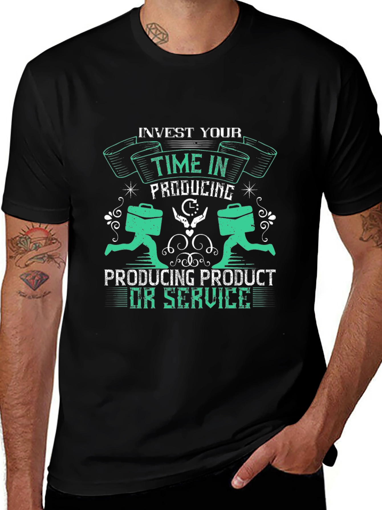 Invest Your Time Tee - Productive Graphic T-Shirt