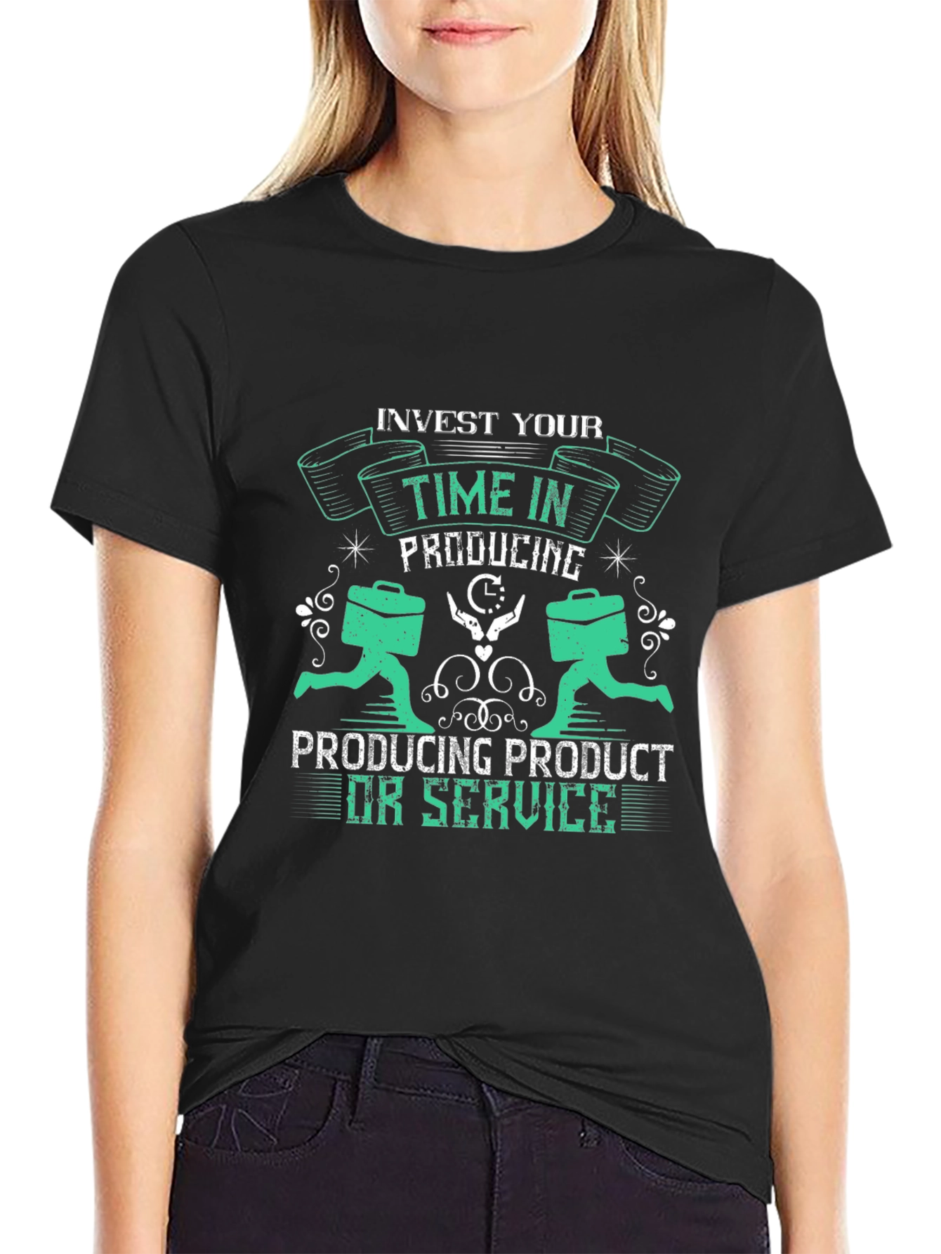 Invest Your Time Tee - Productive Graphic T-Shirt