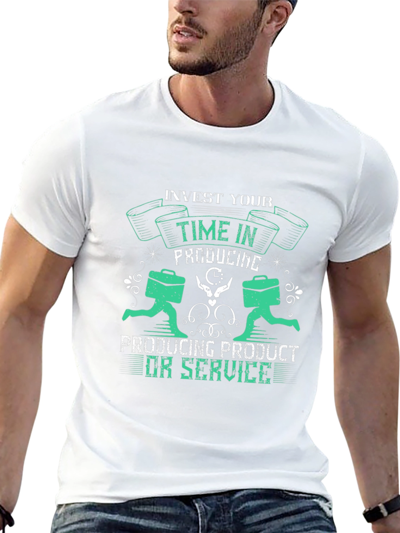 Invest Your Time Tee - Productive Graphic T-Shirt