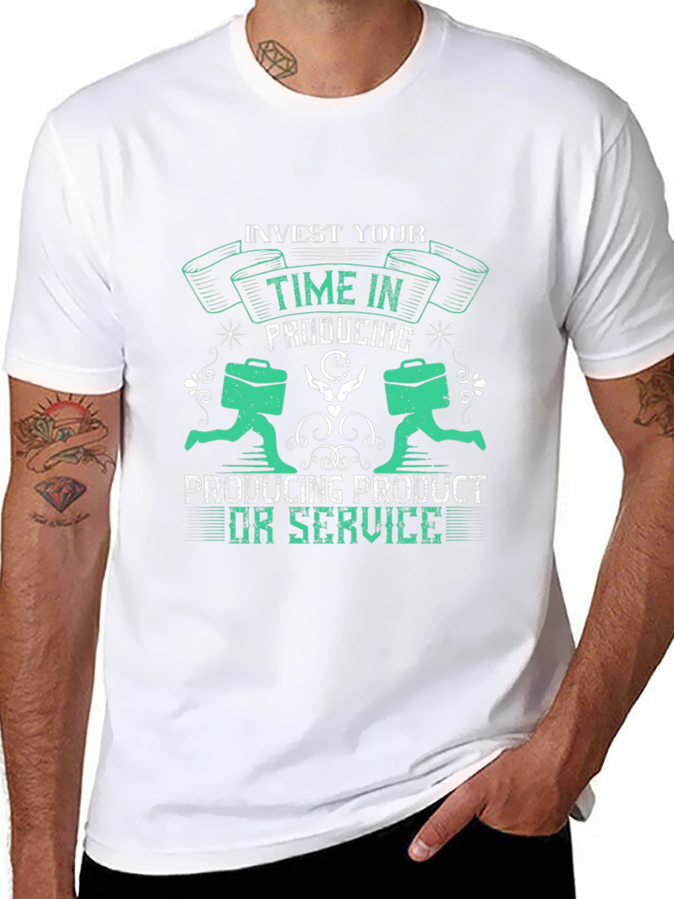 Invest Your Time Tee - Productive Graphic T-Shirt