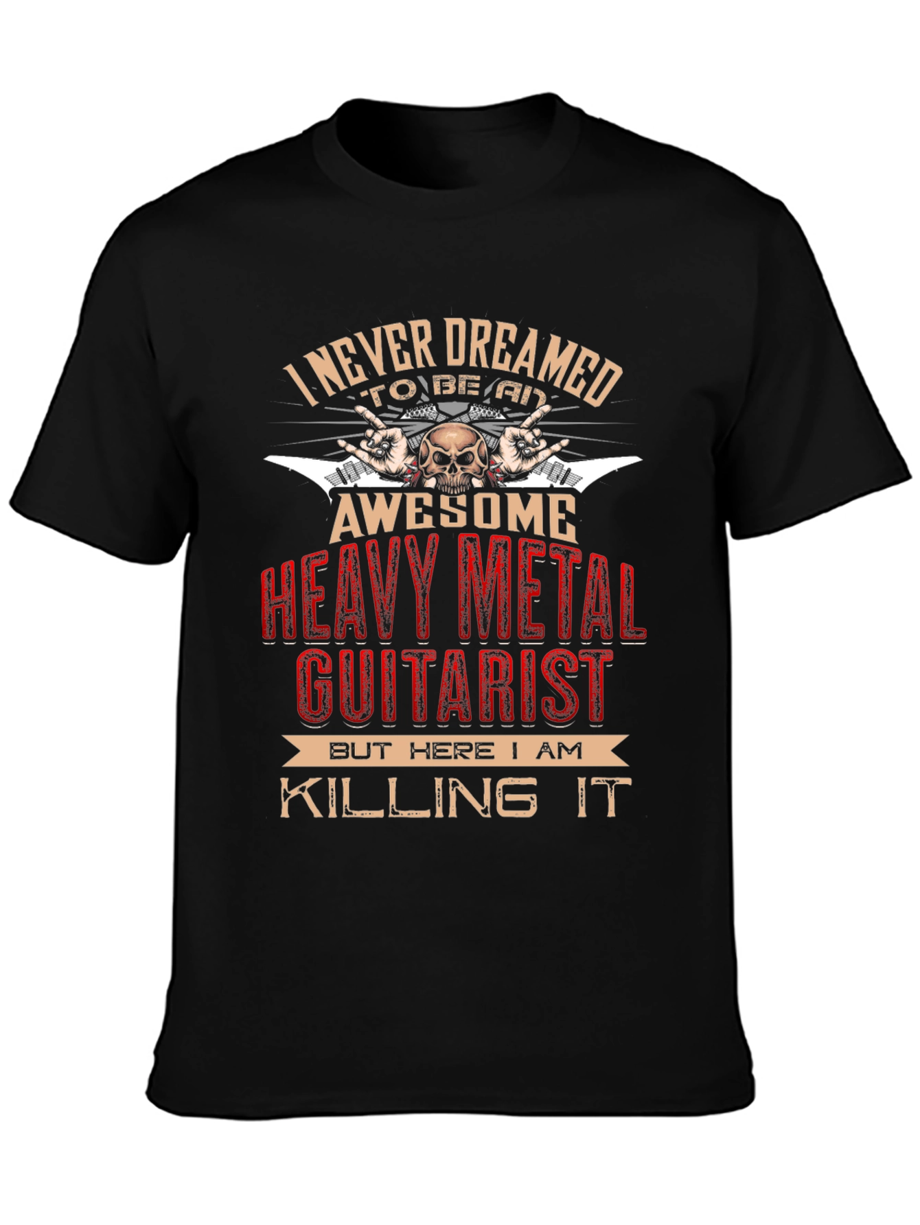 Heavy Metal Guitarist T-Shirt