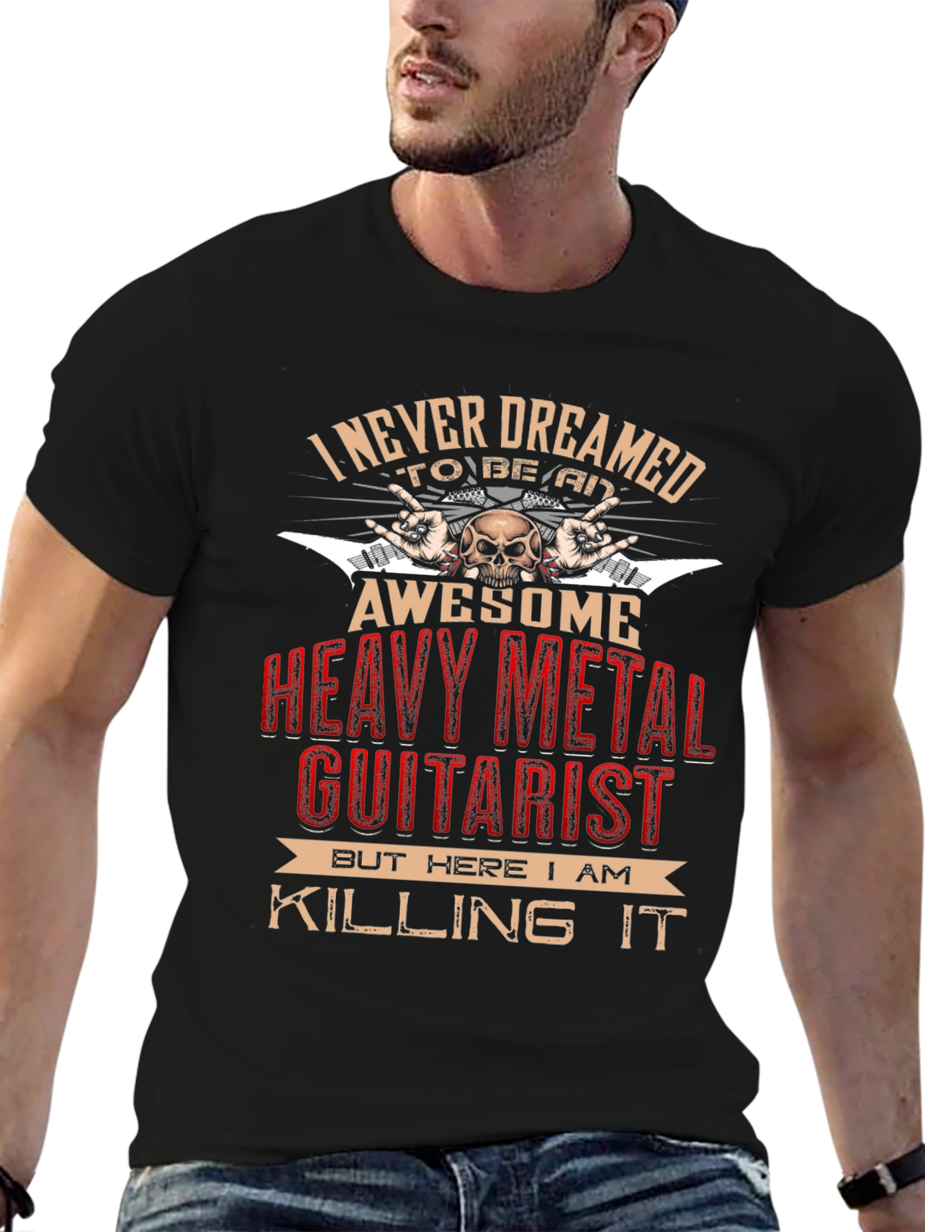 Heavy Metal Guitarist T-Shirt