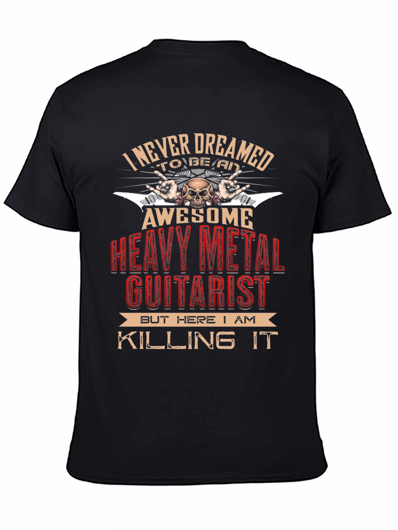Heavy Metal Guitarist T-Shirt