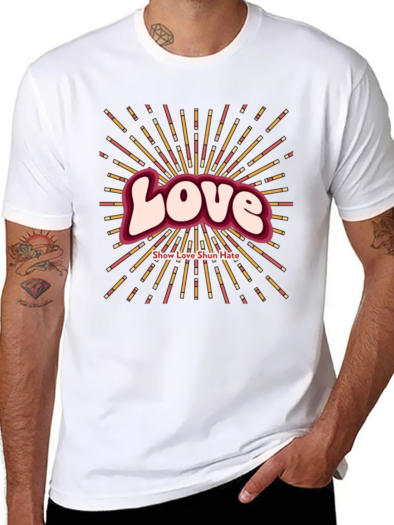 Love Show Love Shun Hate Graphic T-Shirt