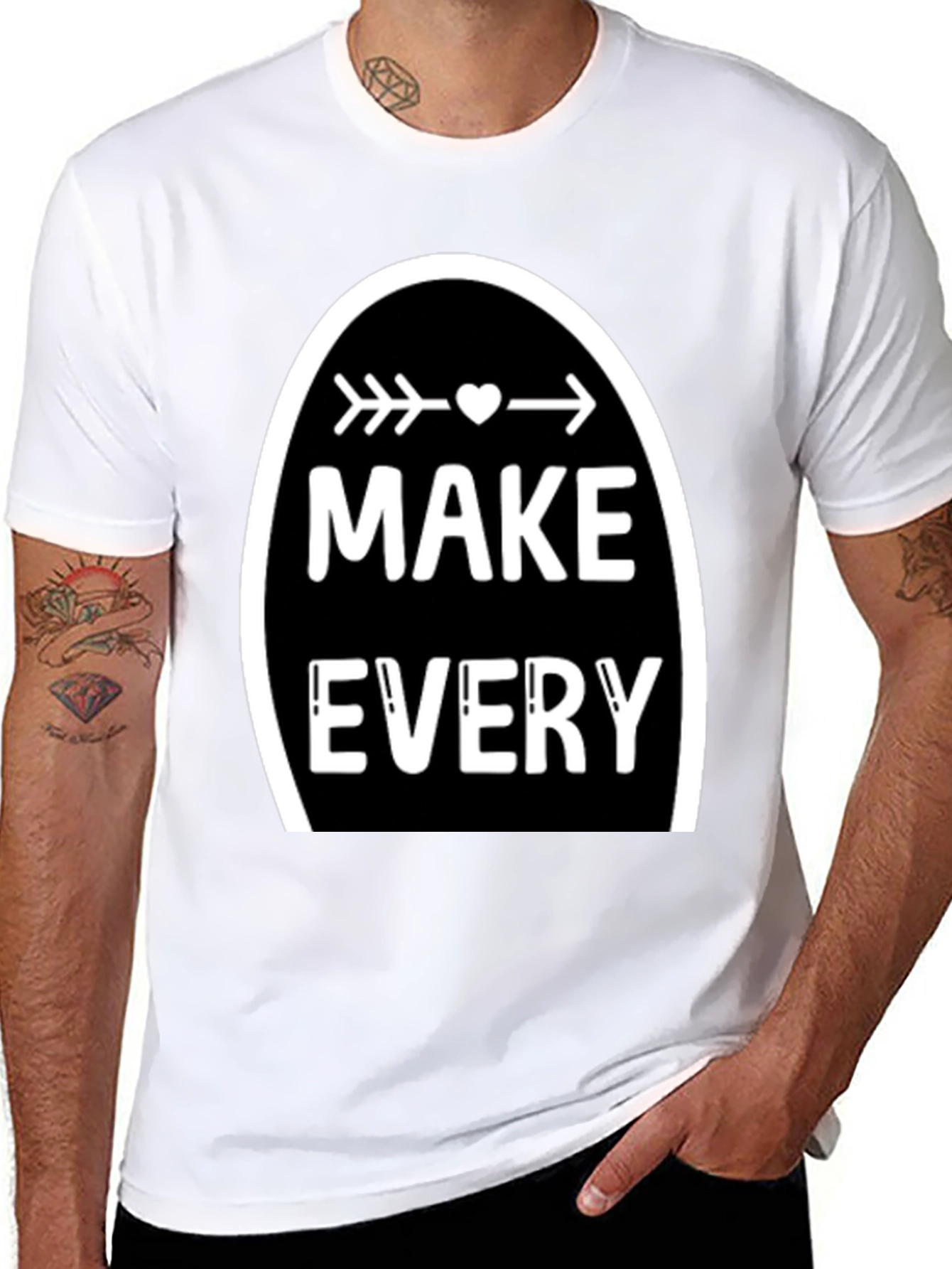 Make Every Second Count T-Shirt - Trendy Graphic Tee