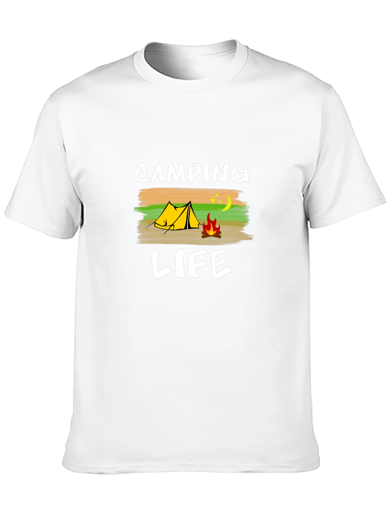 Camping Life Graphic Tee - Outdoor Adventure Shirt