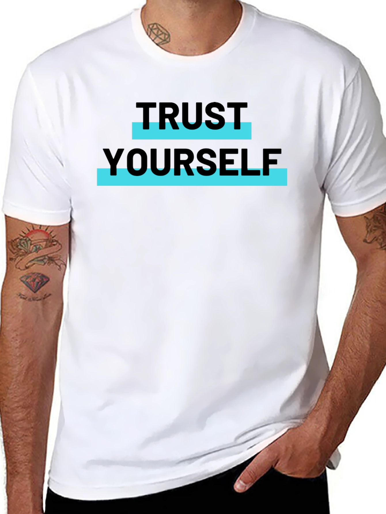 Trust Yourself Black T-Shirt