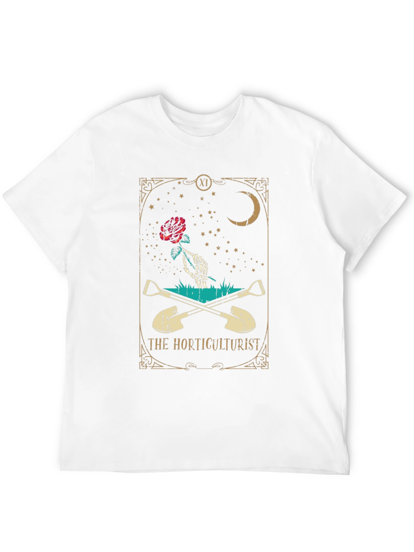 The Horticulturist Tarot Style Graphic T-Shirt