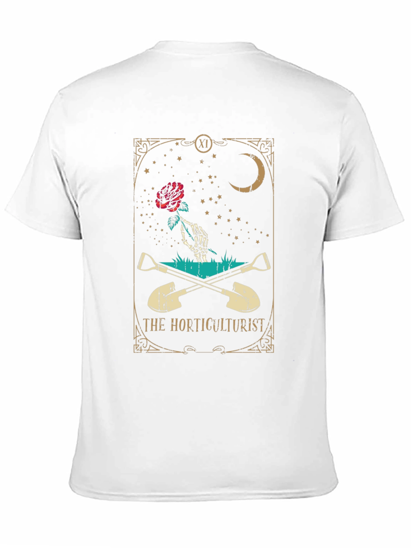 The Horticulturist Tarot Style Graphic T-Shirt