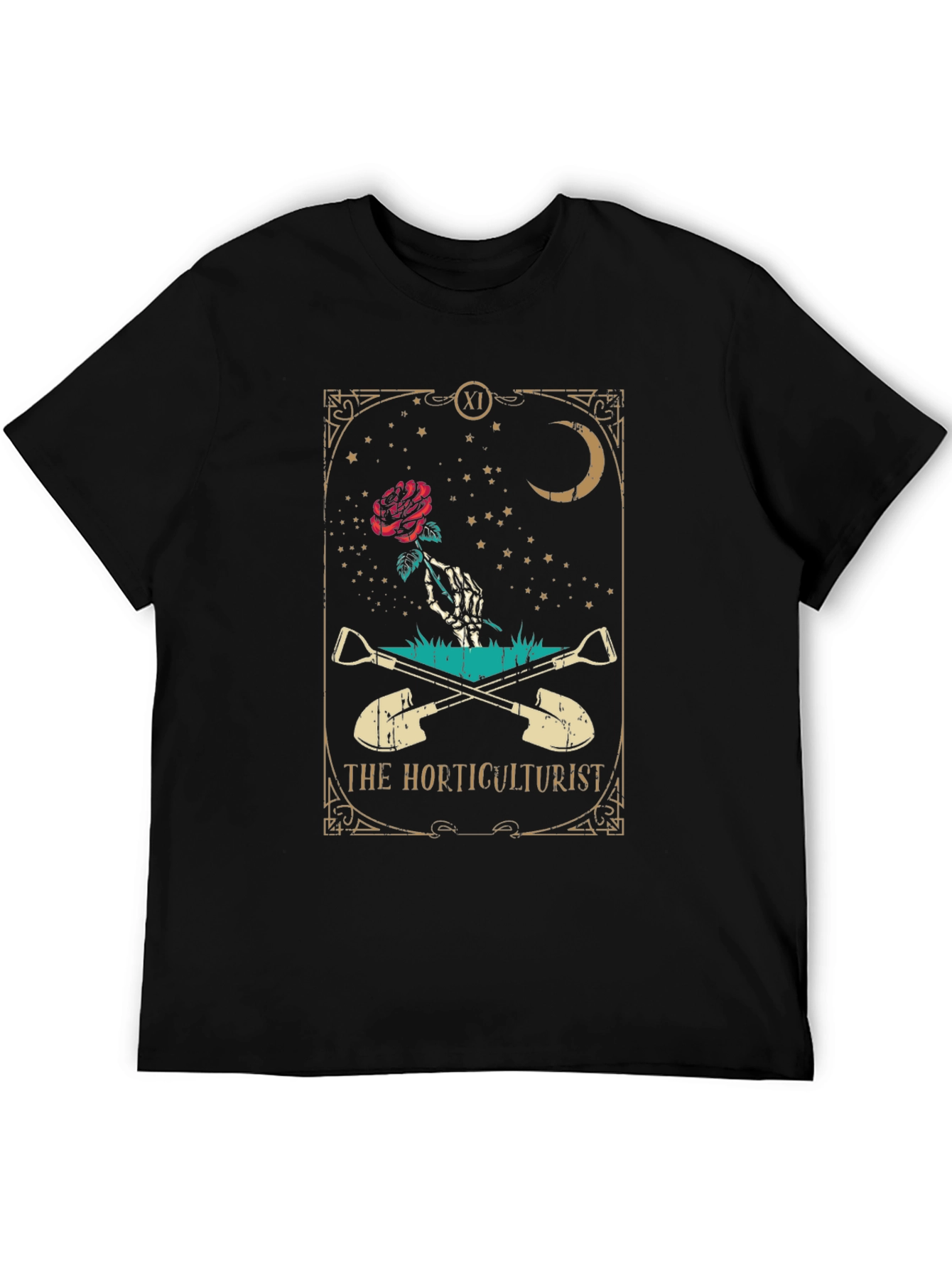The Horticulturist Tarot Style Graphic T-Shirt