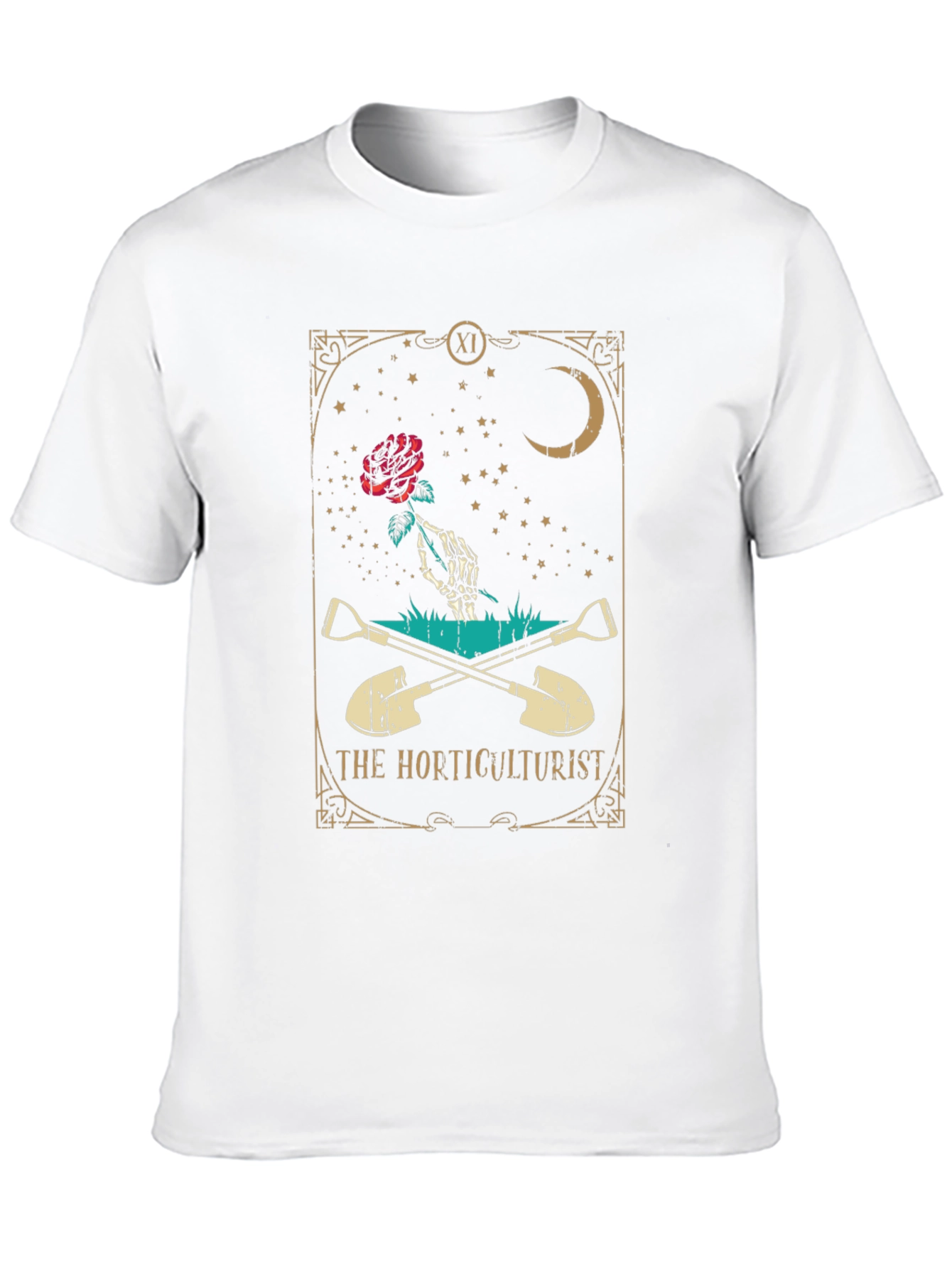 The Horticulturist Tarot Style Graphic T-Shirt
