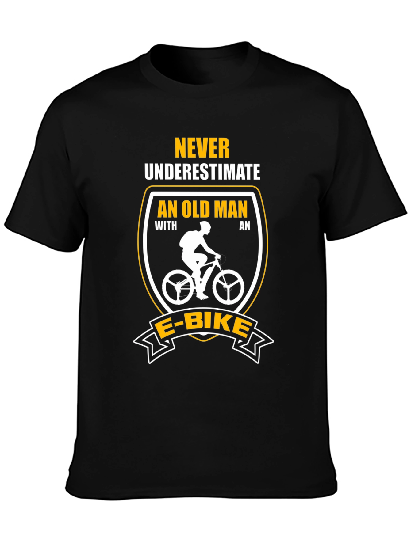 Funny E-Bike Old Man T-Shirt