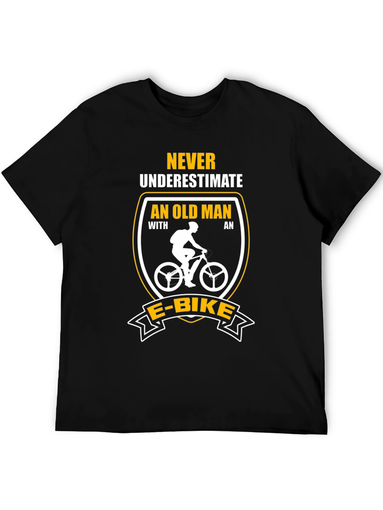 Funny E-Bike Old Man T-Shirt