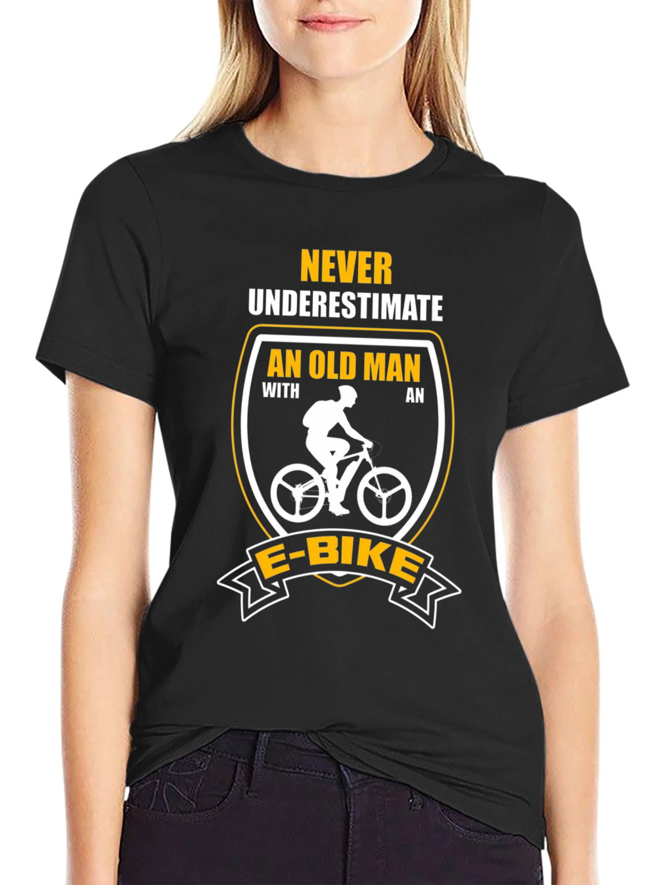Funny E-Bike Old Man T-Shirt