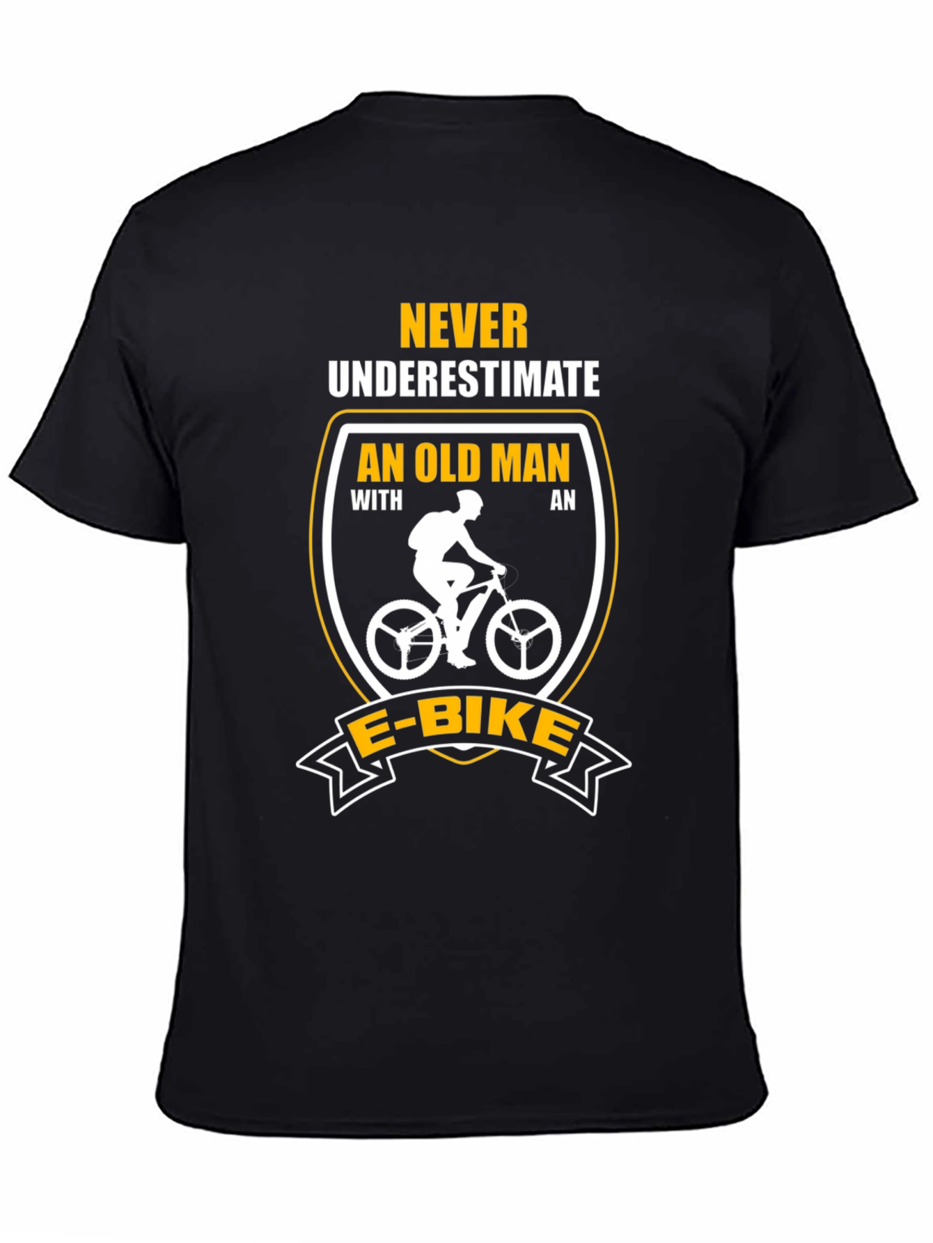 Funny E-Bike Old Man T-Shirt
