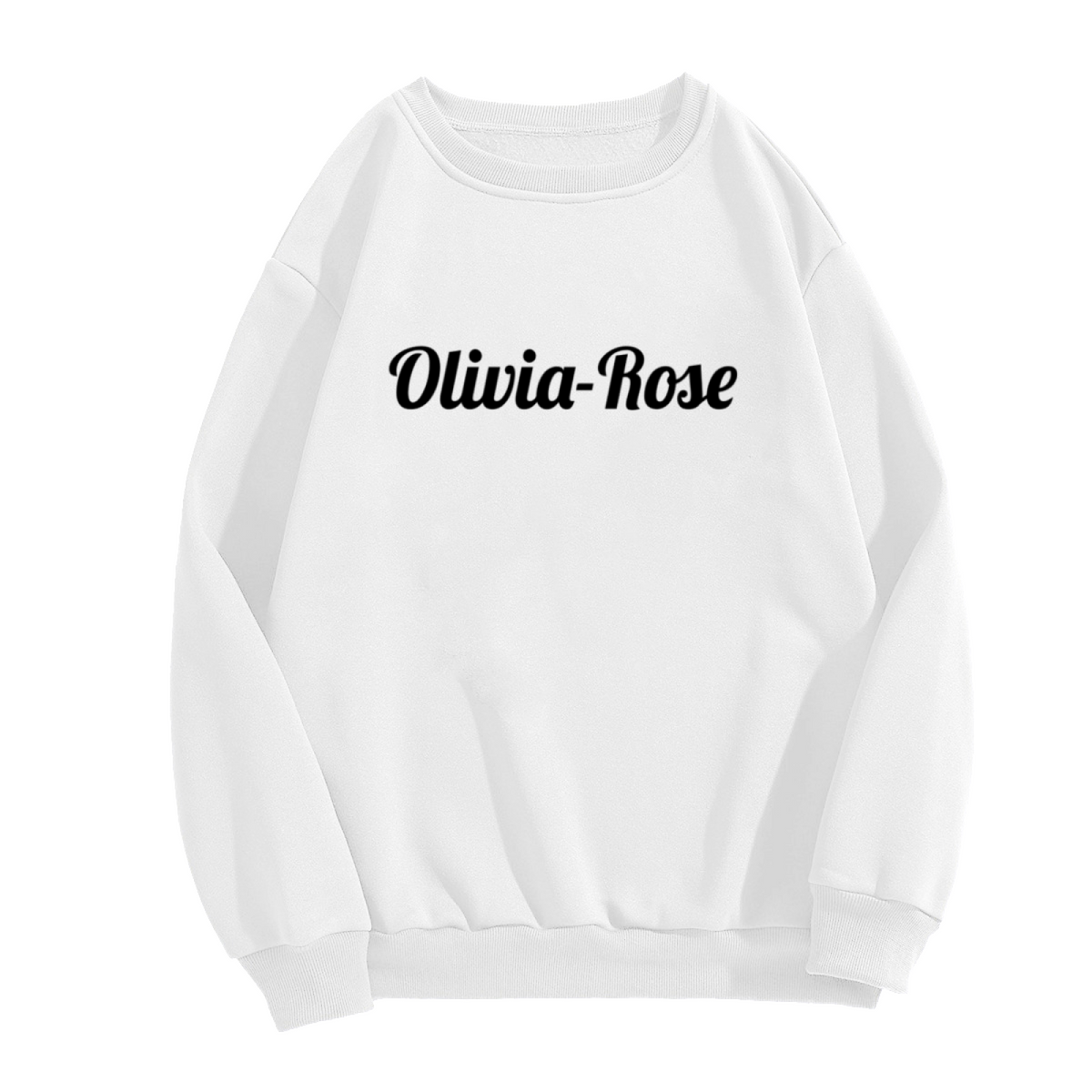 Olivia Rose - Personalized Name Floral Graphic ԲÁìÎÀÒÂ | Unisex Pullover Sweatshirt