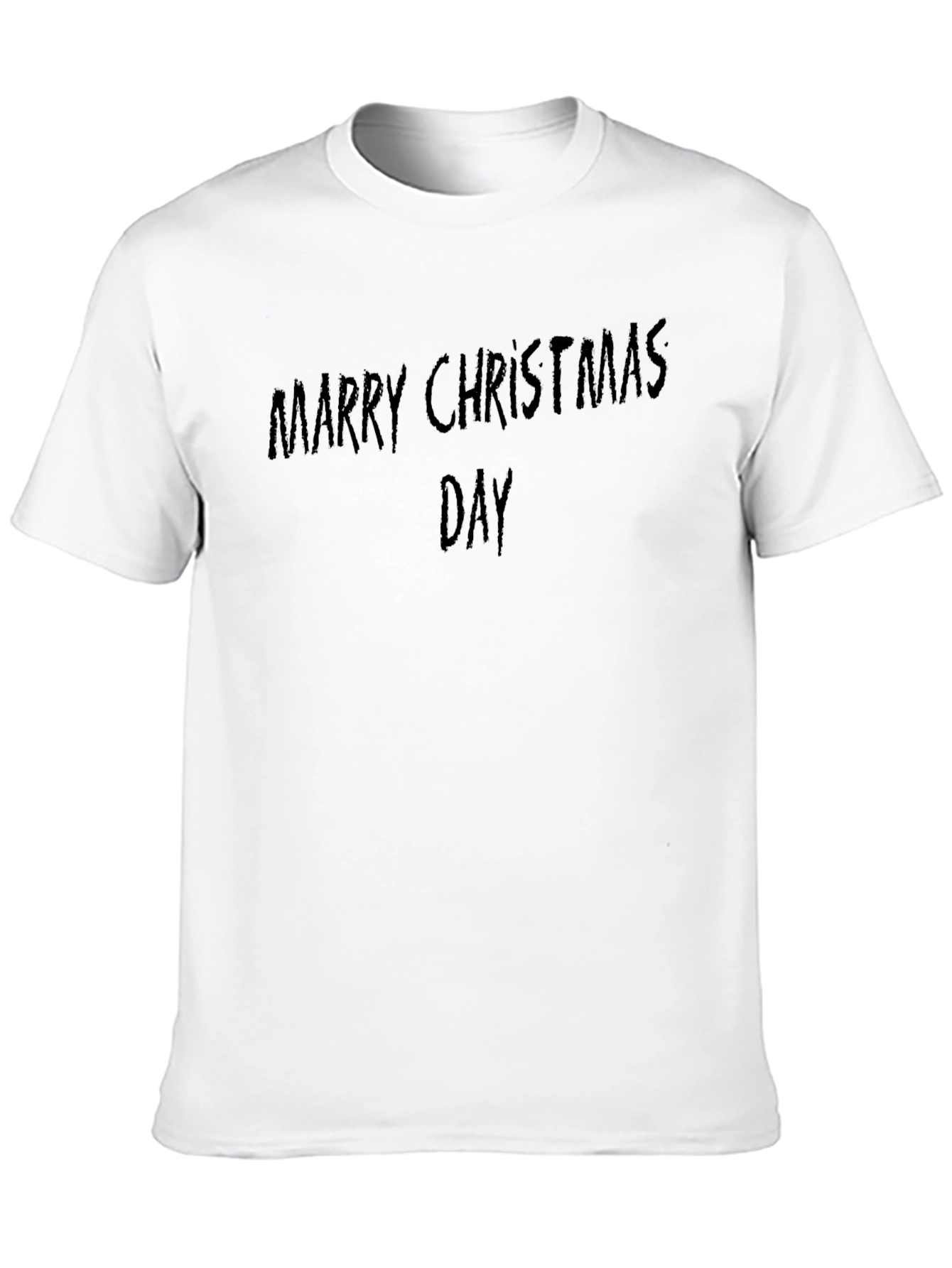Marry Christmas Day Black T-Shirt