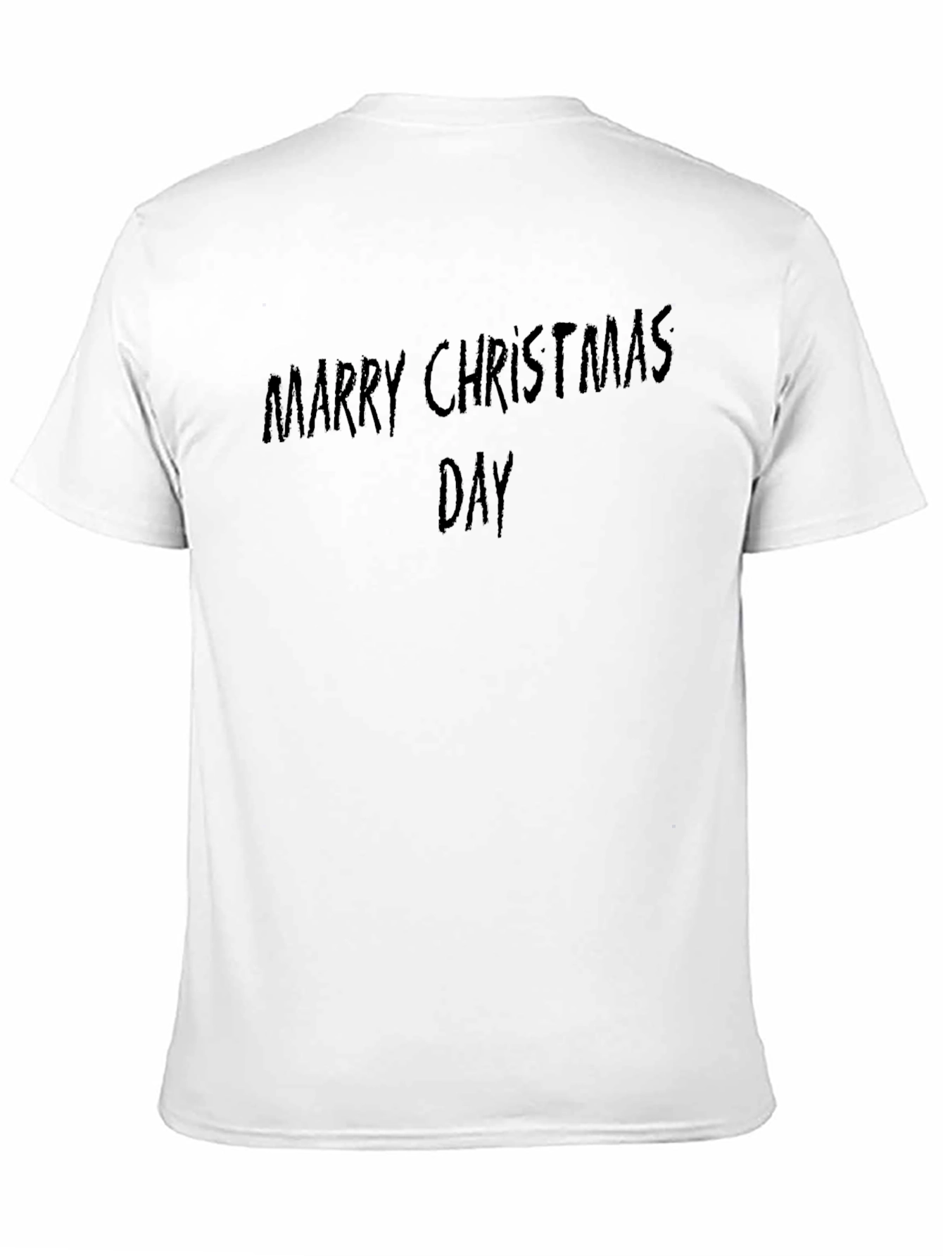 Marry Christmas Day Black T-Shirt