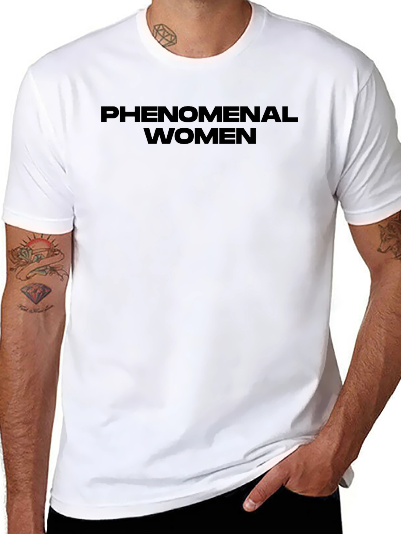 Phenomenal Women Black T-Shirt