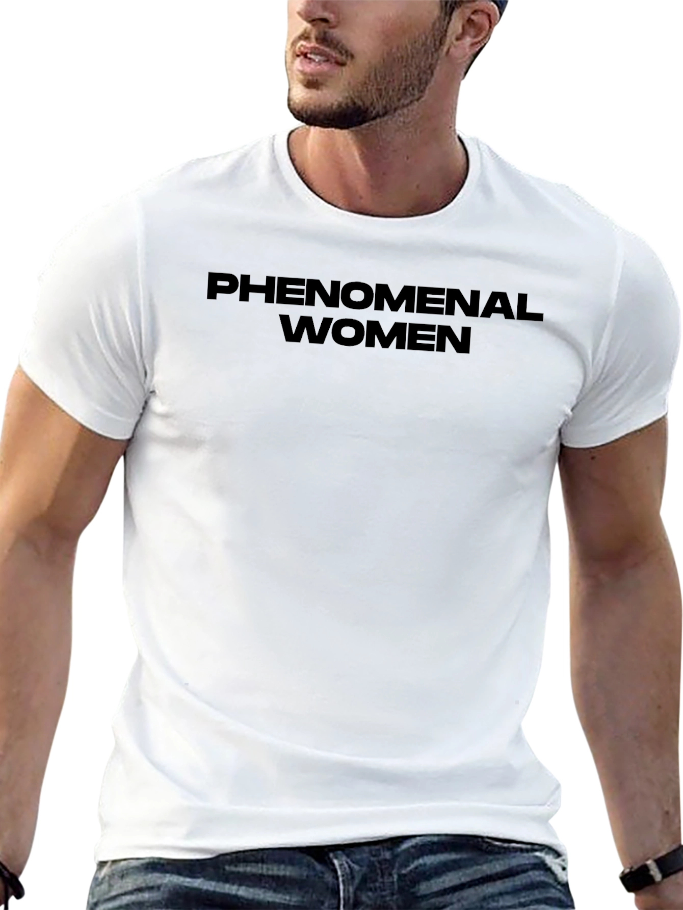 Phenomenal Women Black T-Shirt