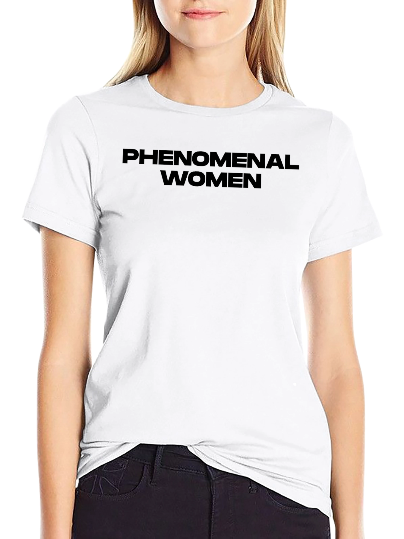 Phenomenal Women Black T-Shirt