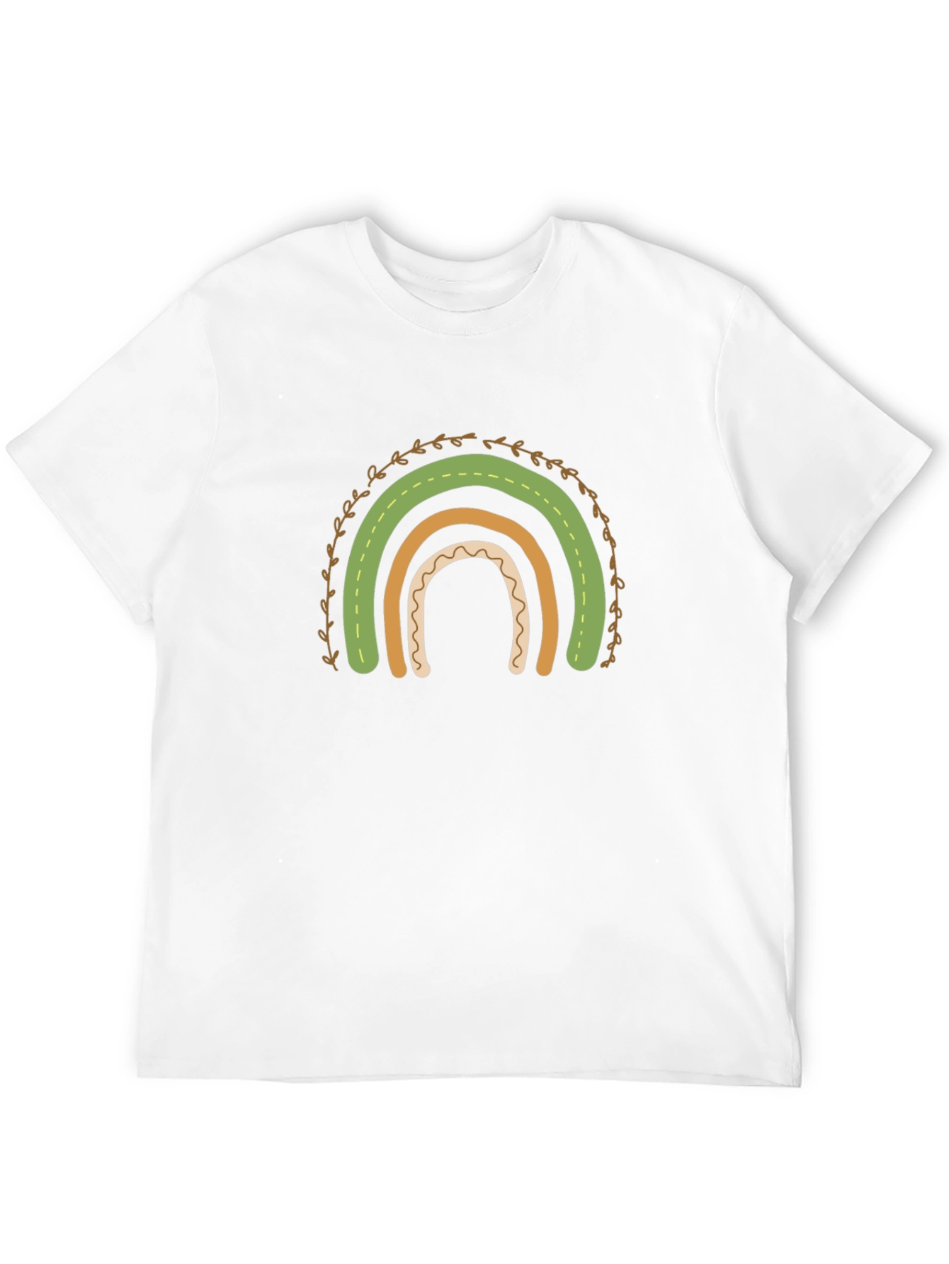 St. Patricks Day Rainbow Graphic Tee - Black