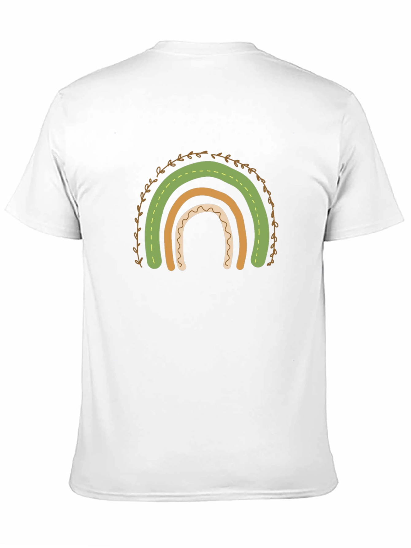 St. Patricks Day Rainbow Graphic Tee - Black