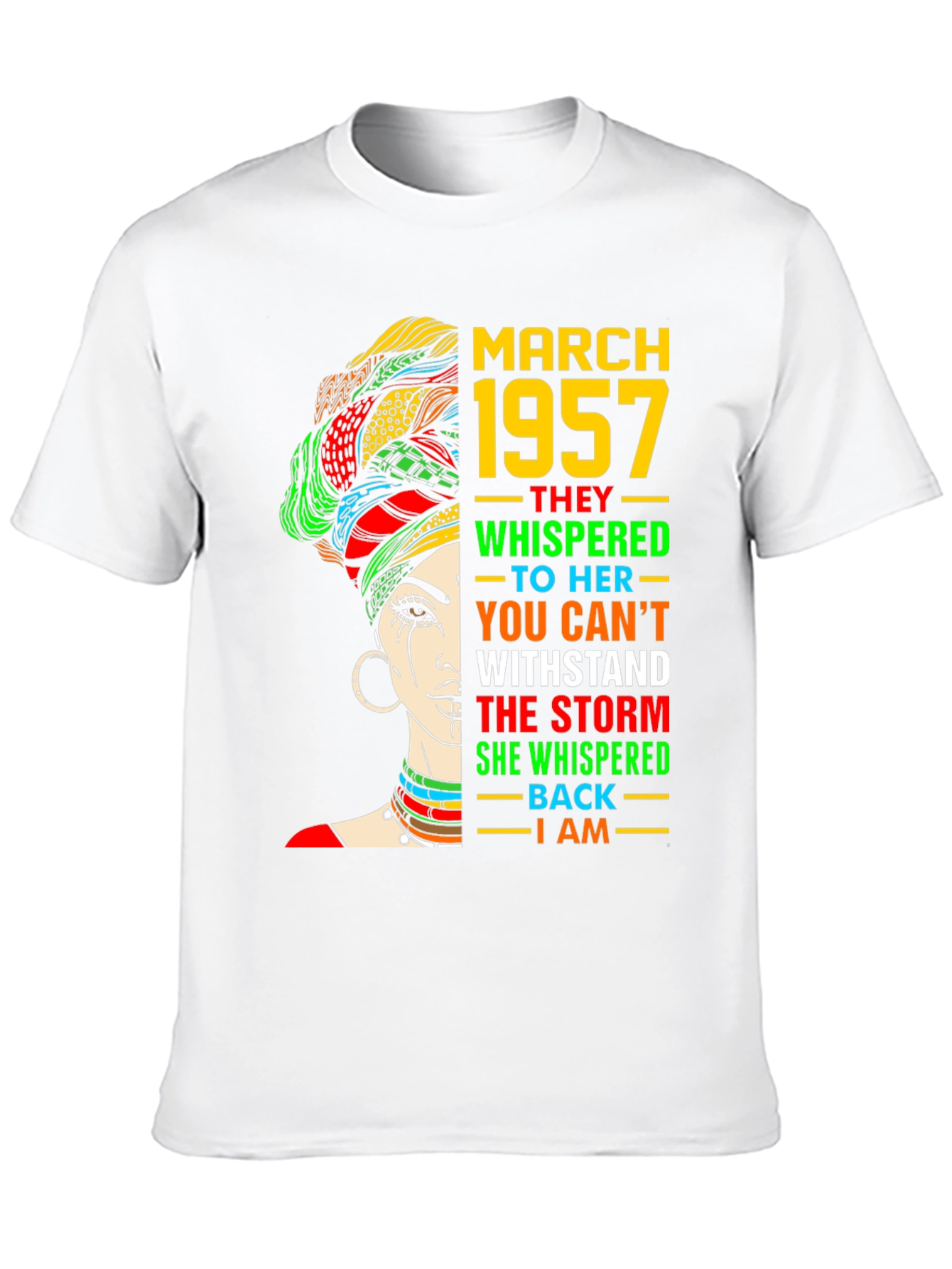 March 1957 Queen T-Shirt - Black History Month
